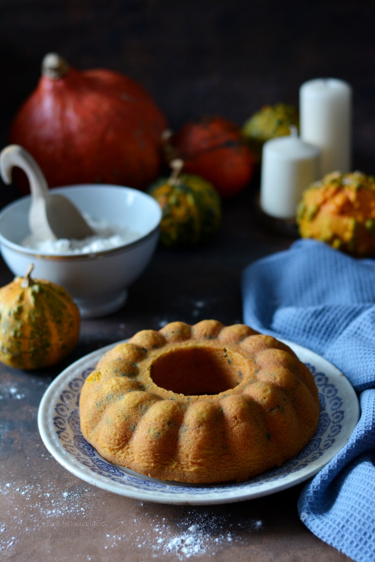 Torta Alla Zucca Cruda E Gocce Di Cioccolato Giochi Di Zucchero